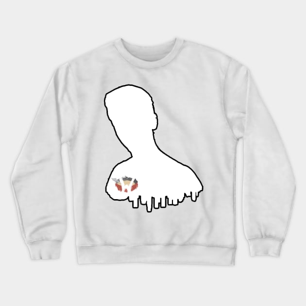 White Wicked Stew Logo Crewneck Sweatshirt by WickedStew